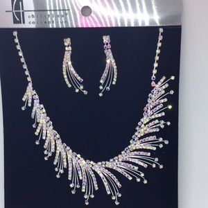 Rhinestone fashion necklace